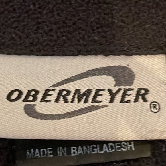 Obermeyer Black quarter zip black jacket Sz XL Juniors PTP: 20.5” - Picture 11 of 12